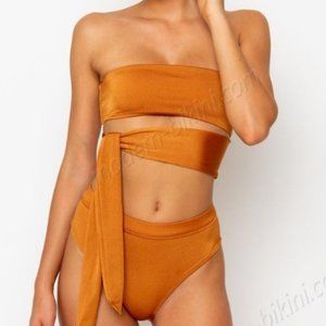 Sommer Swim S bikini Harlowe top and Sienna bottom BNWT Papagayo